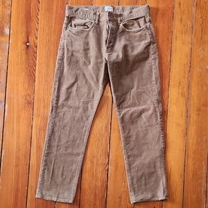 J Crew Men's Tan Corduroy Pants